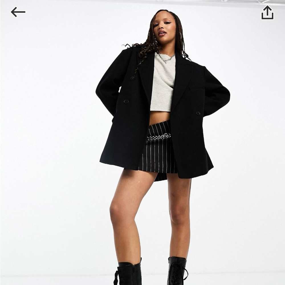 weekday carla wool blend jacket